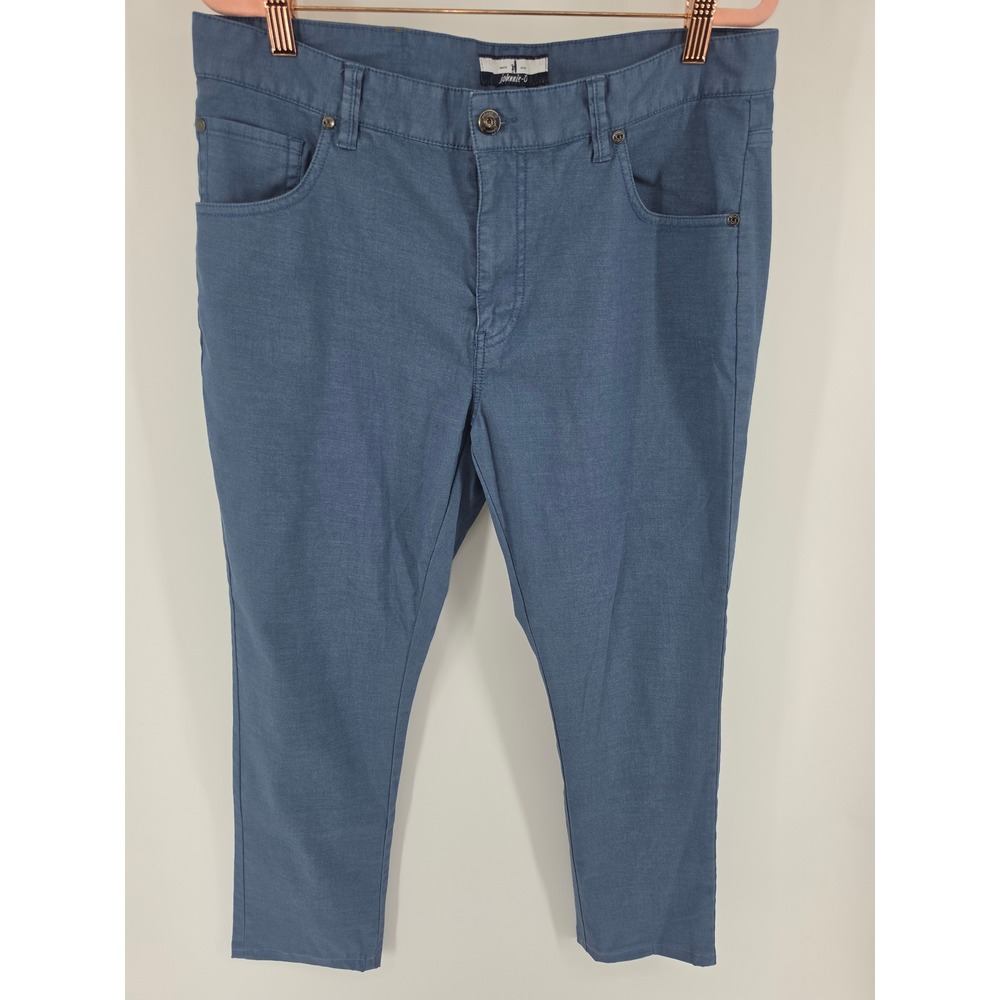 Johnnie-O Mens Blue Five Pocket Casual Pants Size 33x30